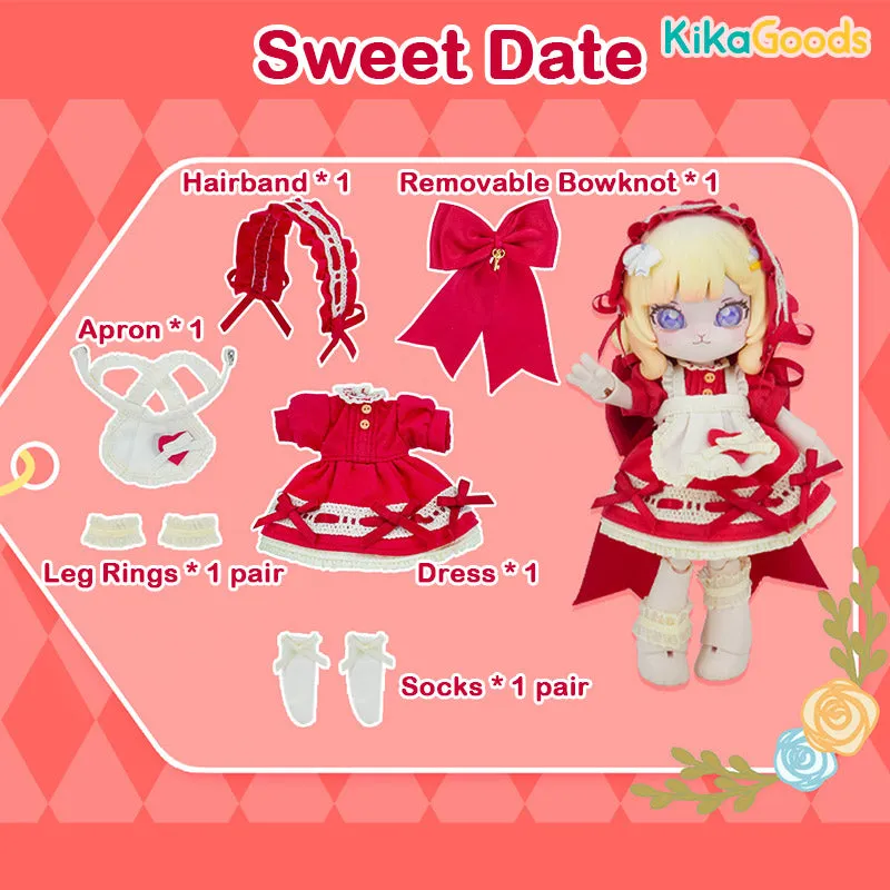 Valentine's Day Sweet Date 1/12 BJD Limited Clothing Set