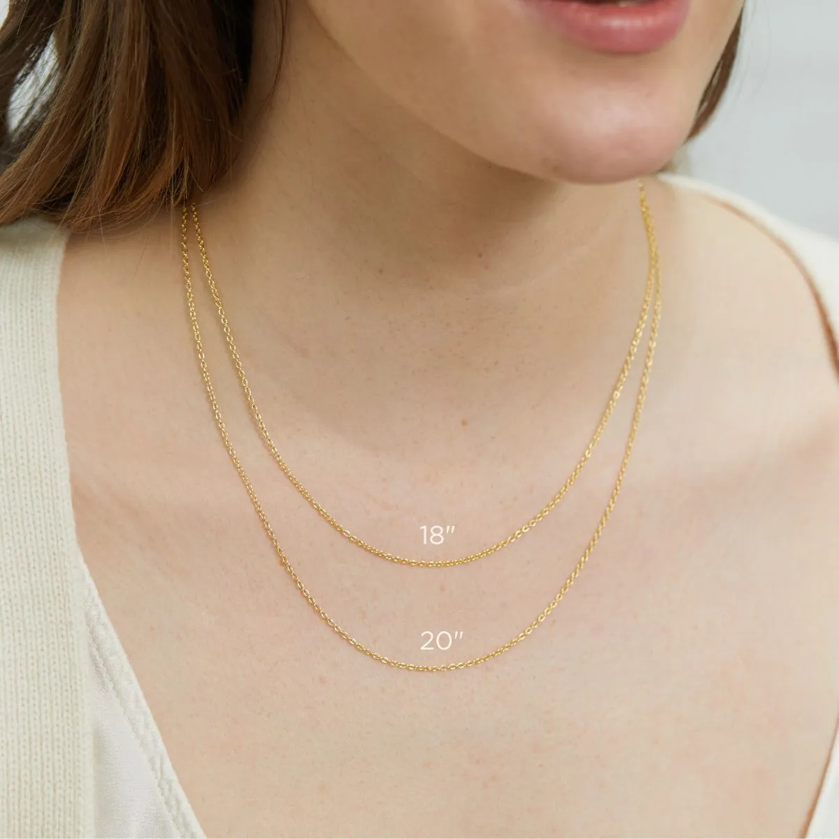 Waverley Rose Gold Vermeil Trace Chain