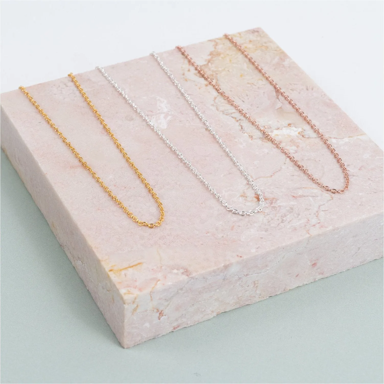 Waverley Rose Gold Vermeil Trace Chain