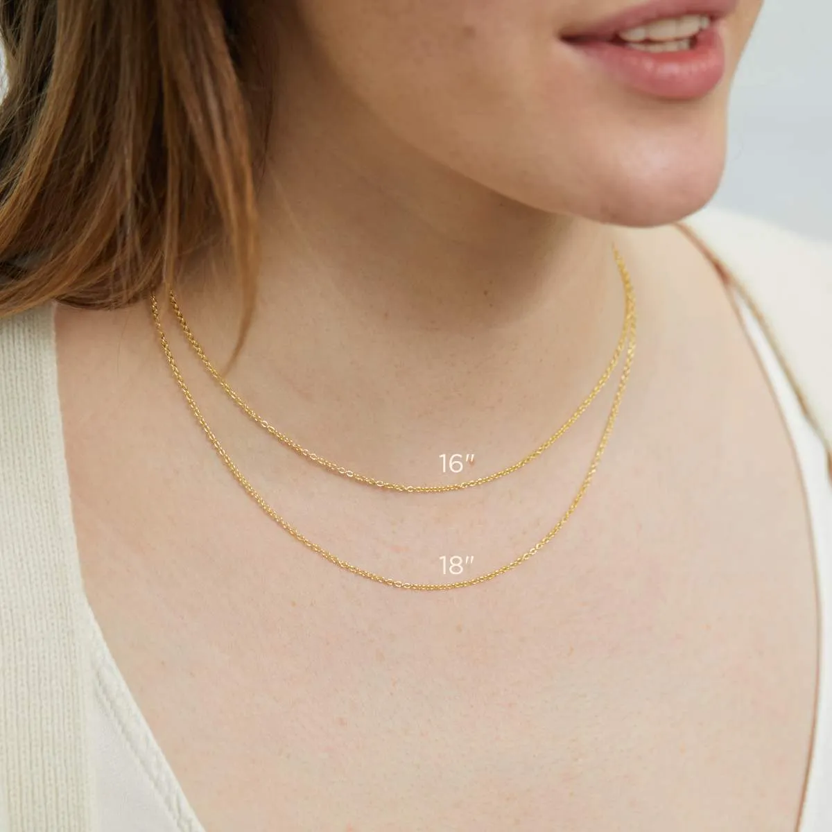 Waverley Rose Gold Vermeil Trace Chain